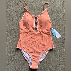 Cupshe Peach One-Piece Swimsuit